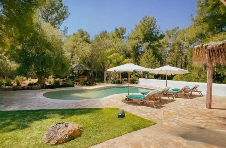 La Finca Agroturismo Can Bet ซานตาเอวเลเรียเดสริว ภายนอก รูปภาพ